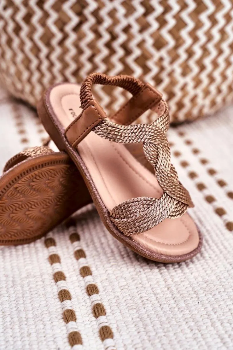 New Boto Dziecięce Sandały Champagne Lamado