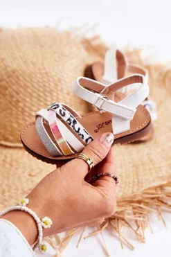 Clearance Boto Dziecięce Sandały Na Lato Białe Nelson