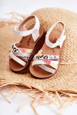 Clearance Boto Dziecięce Sandały Na Lato Białe Nelson