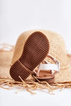 Clearance Boto Dziecięce Sandały Na Lato Białe Nelson