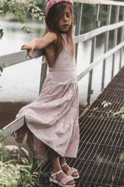 Clearance Dziecięce Sandały Na Rzep Fioletowe Aimy Dzieci Dziewczęce