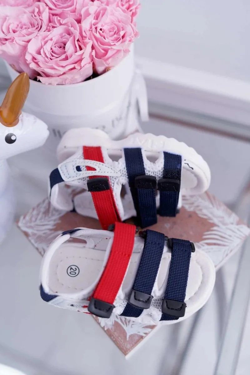 Chłopięce|Dziewczęce>Boto Dziecięce Sandały Na Rzepy Dla Dziewczynki Chłopca Białe Fima