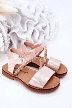 Clearance Dziecięce Sandały Z Cekinami Różowe Blake Dzieci Dziewczęce