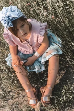 Online Boto Dziecięce Sandały Z Cekinami Różowe Złoto Blake