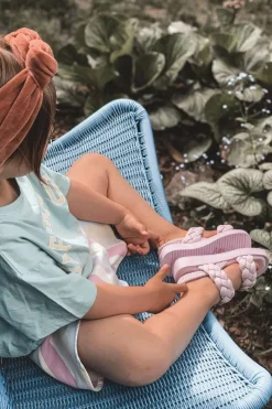 New Boto Dziecięce Sandały Ze Ściągaczem Fioletowe Cutie-Pie