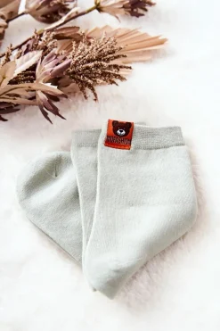 Sale Dziecięce Skarpetki Z Misiem Zielone Skarpetki|Skarpetki