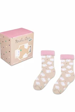 New Dziecięce Skarpetki Zooksy Frotte Warm Winter Marshmallows Skarpetki|Skarpetki