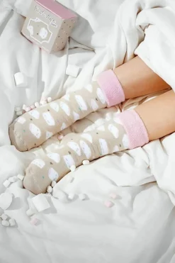New Dziecięce Skarpetki Zooksy Frotte Warm Winter Marshmallows Skarpetki|Skarpetki