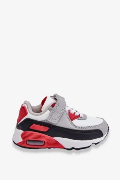 Discount Dziecięce Skórzane Buty Sportowe Na Platformie Biało-Czerwone Lori Dzieci Chłopięce|Dziewczęce