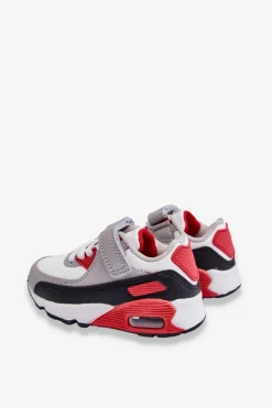 Discount Dziecięce Skórzane Buty Sportowe Na Platformie Biało-Czerwone Lori Dzieci Chłopięce|Dziewczęce