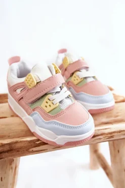 Sale Dziecięce Skórzane Sportowe Buty Wielokolorowe Marisa Dzieci Dziewczęce