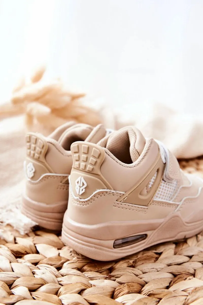 Chłopięce|Dziewczęce>Boto Dziecięce Skórzane Sportowe Buty Beżowe Marisa