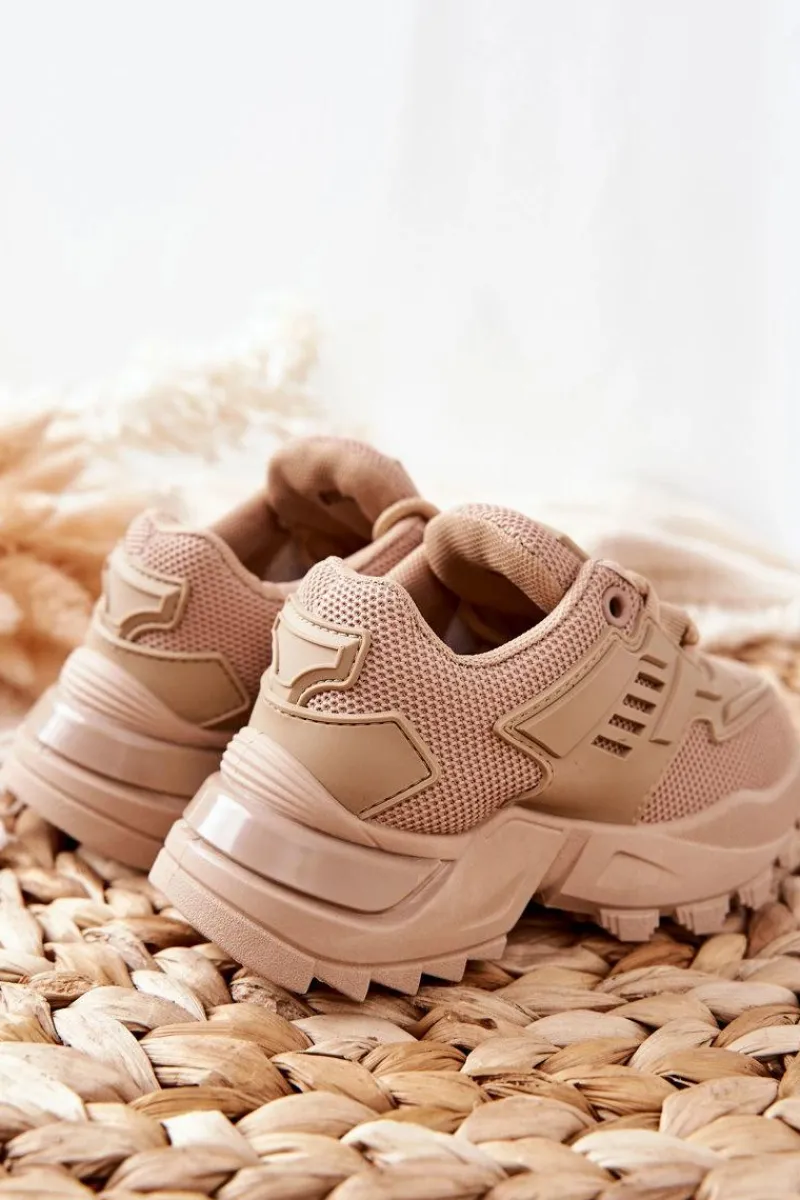 Sale Dziecięce Sneakersy Beżowe Freak Out Dzieci Dziewczęce