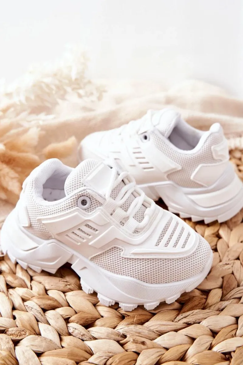 Best Boto Dziecięce Sneakersy Białe Freak Out