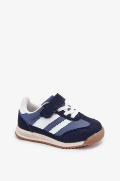 Chłopięce|Dziewczęce>Boto Dziecięce Sneakersy Buty Sportowe Na Rzep Granatowe Viona Niebieski