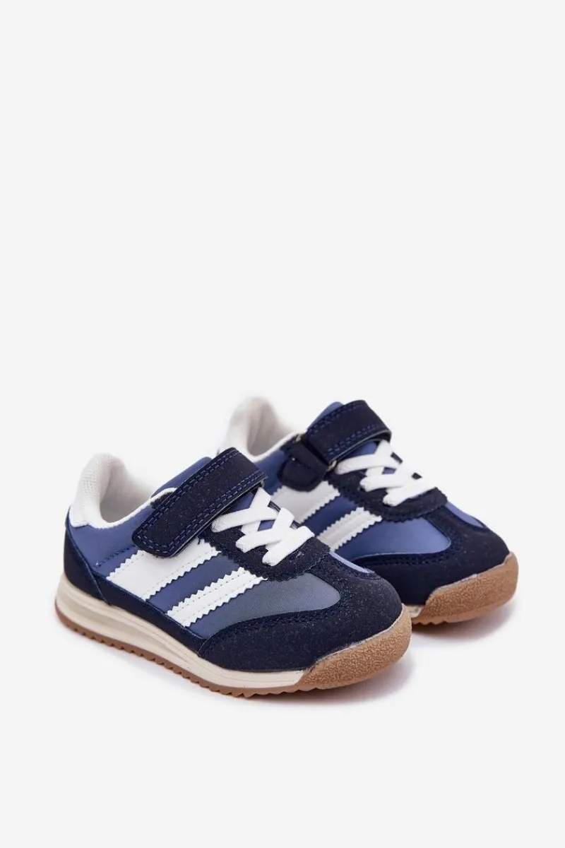 Chłopięce|Dziewczęce>Boto Dziecięce Sneakersy Buty Sportowe Na Rzep Granatowe Viona Niebieski