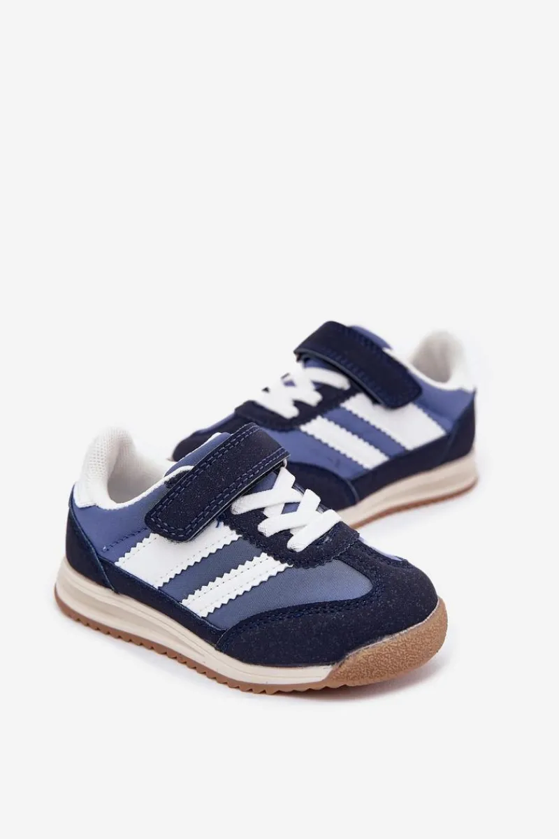 Chłopięce|Dziewczęce>Boto Dziecięce Sneakersy Buty Sportowe Na Rzep Granatowe Viona Niebieski