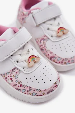 Hot Dziecięce Sneakersy Buty Sportowe Jednorożce Różowe Thalia Dzieci Dziewczęce|Back To School