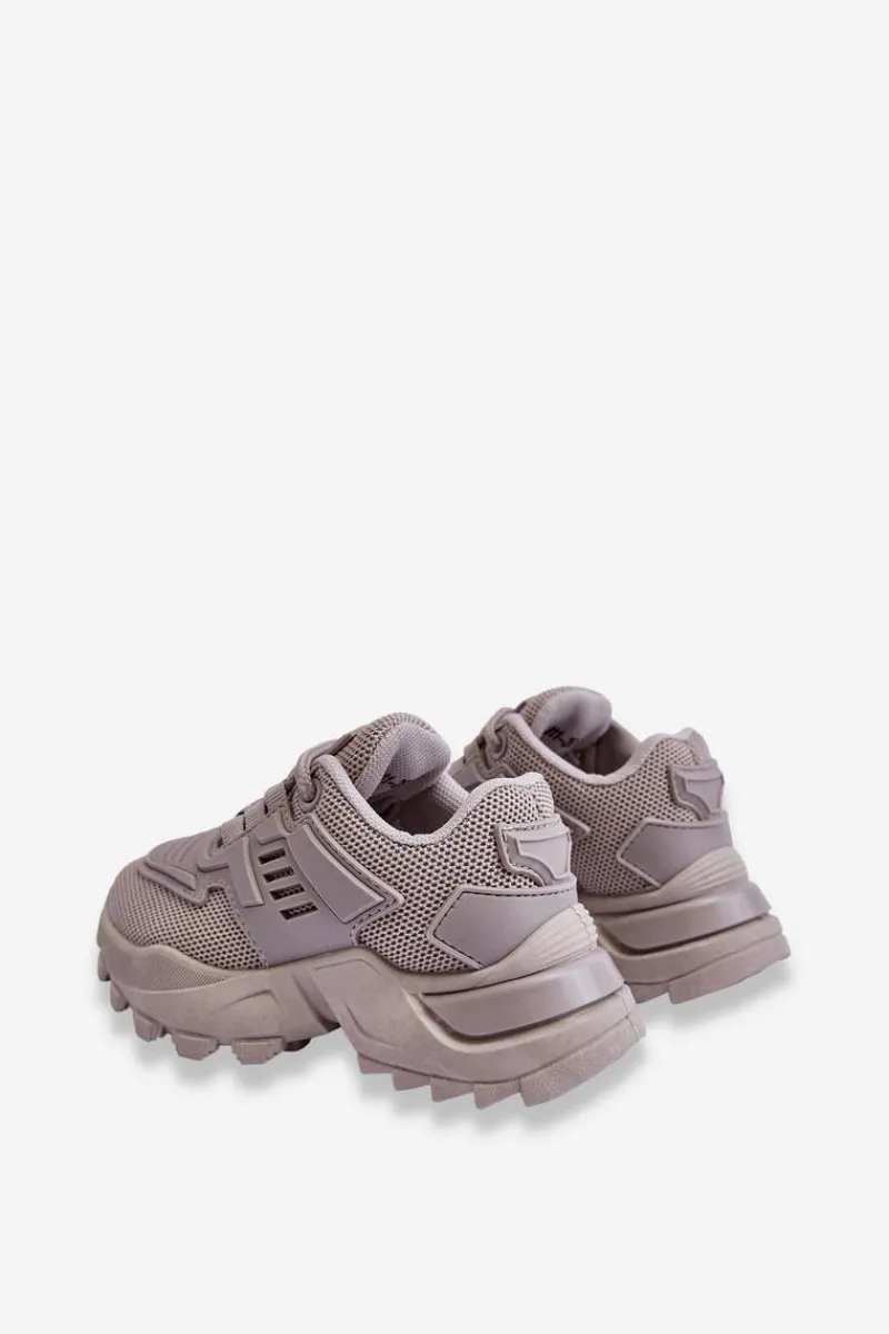 Boto Dziecięce Sneakersy Szare Freak Out