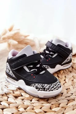 Sale Dziecięce Sportowe Buty Czarno-Czerwone Linen Dzieci Chłopięce|Back To School