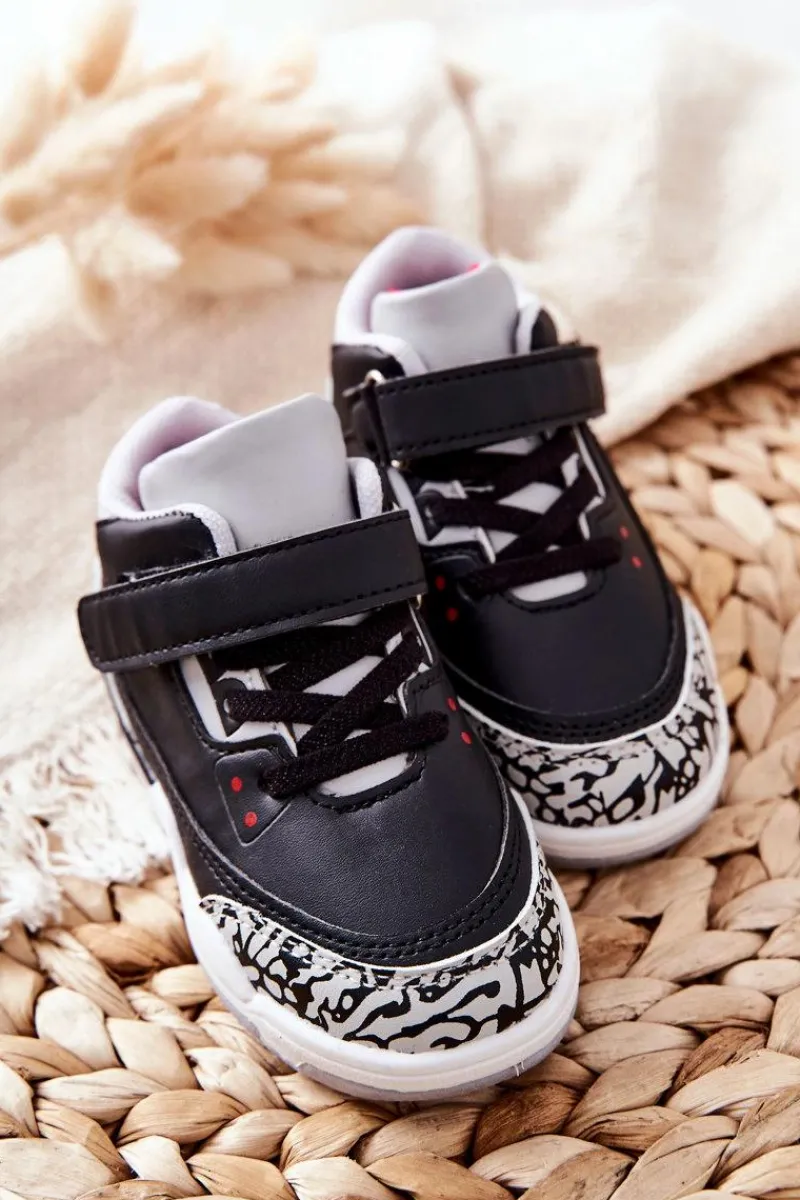 Sale Dziecięce Sportowe Buty Czarno-Czerwone Linen Dzieci Chłopięce|Back To School