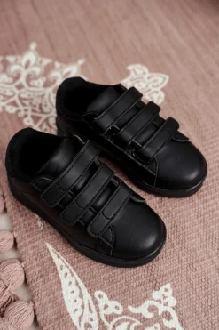 Outlet Boto Dziecięce Sportowe Buty Na Rzepy Czarne Fifi