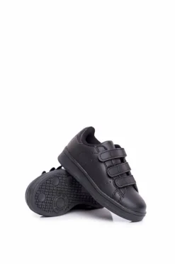 Outlet Boto Dziecięce Sportowe Buty Na Rzepy Czarne Fifi