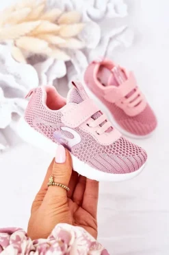 Discount Boto Dziecięce Sportowe Buty Różowe Little Sportsman