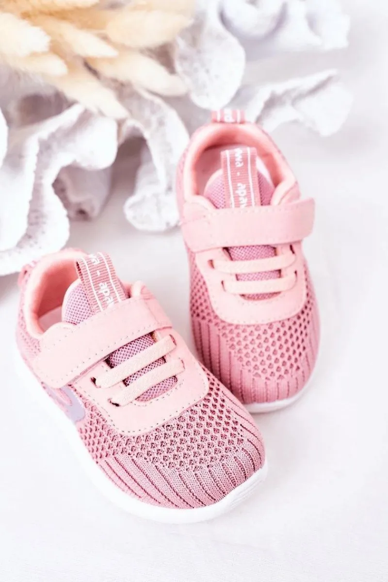 Discount Boto Dziecięce Sportowe Buty Różowe Little Sportsman