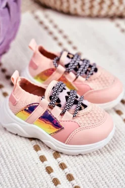 Dziewczęce>Boto Dziecięce Sportowe Buty Różowe Velma
