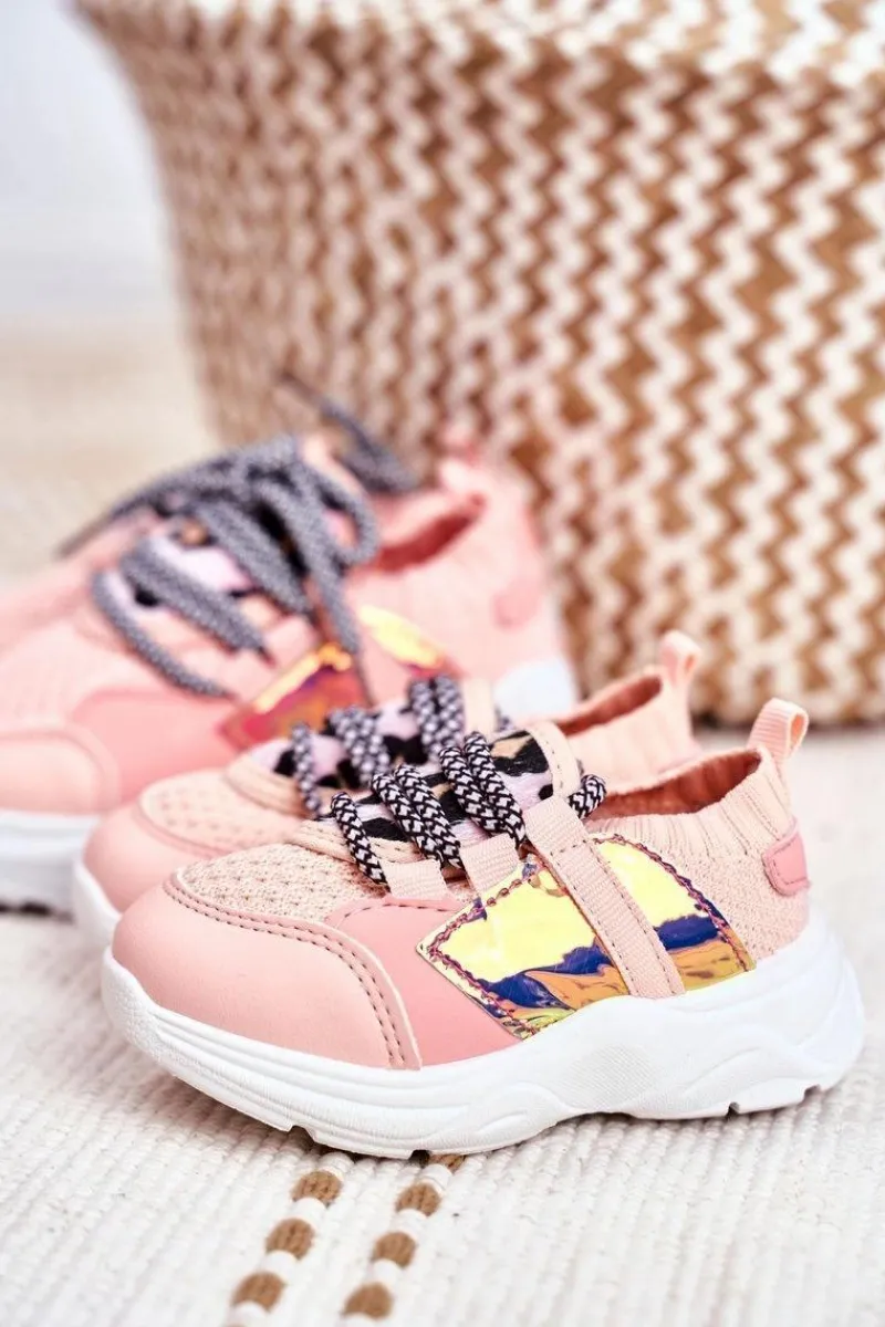 Dziewczęce>Boto Dziecięce Sportowe Buty Różowe Velma