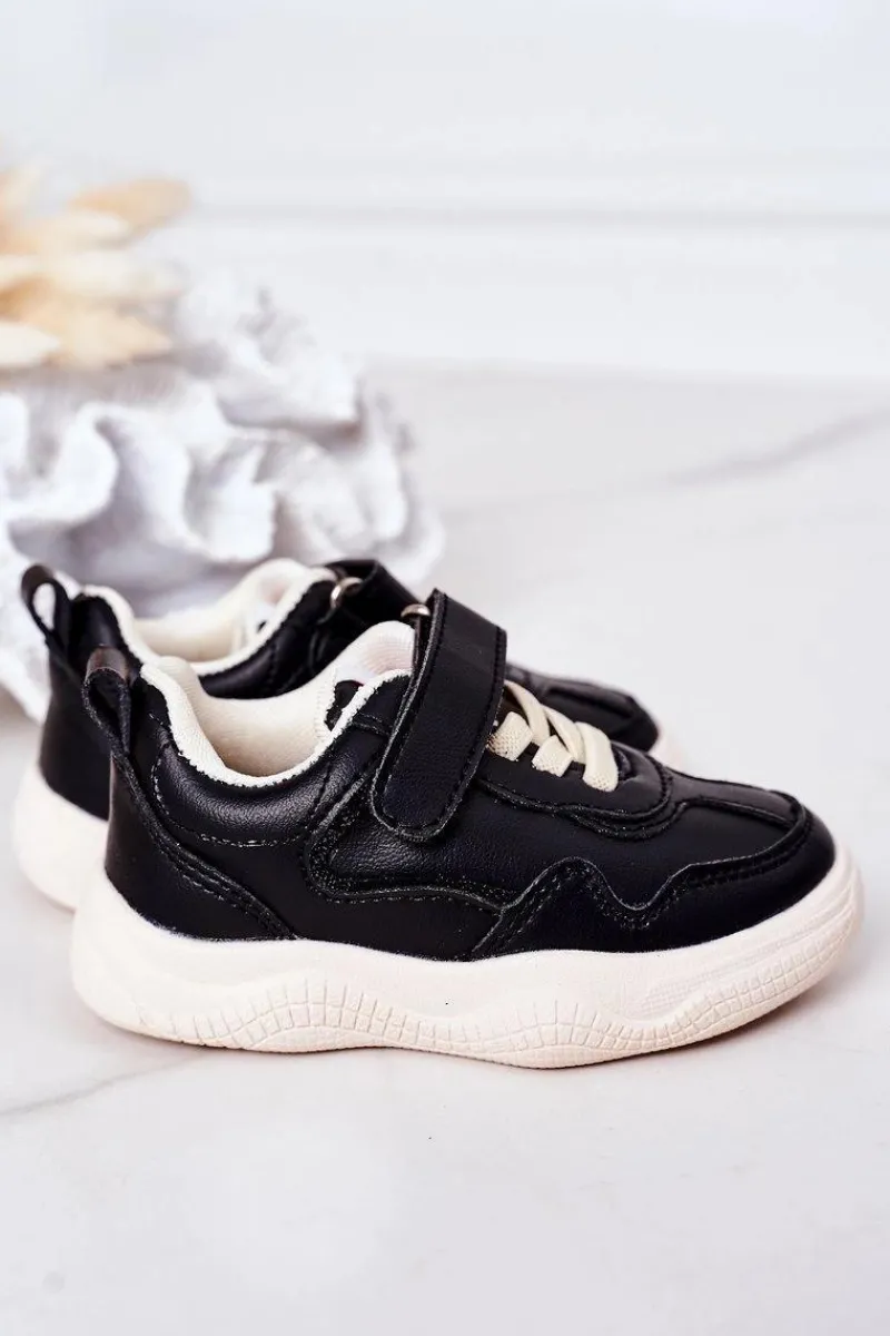 Chłopięce|Dziewczęce>Boto Dziecięce Sportowe Buty Sneakersy Czarne Runner