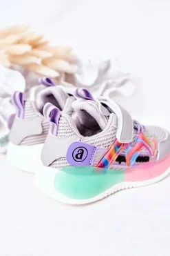 Clearance Boto Dziecięce Sportowe Buty Sneakersy Szare Jump Jump