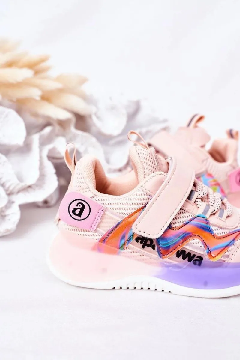 Dziewczęce>Boto Dziecięce Sportowe Buty Sneakersy Różowe Jump Jump