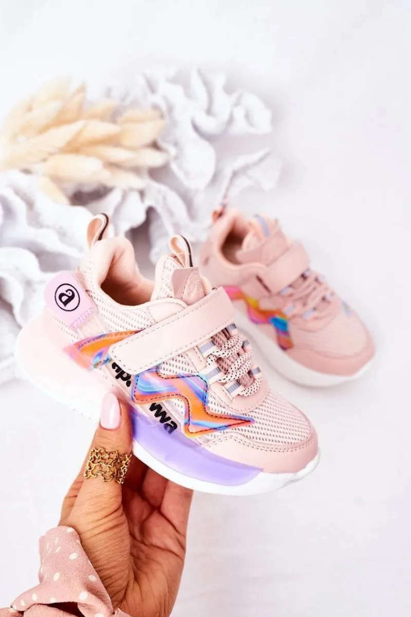 Dziewczęce>Boto Dziecięce Sportowe Buty Sneakersy Różowe Jump Jump