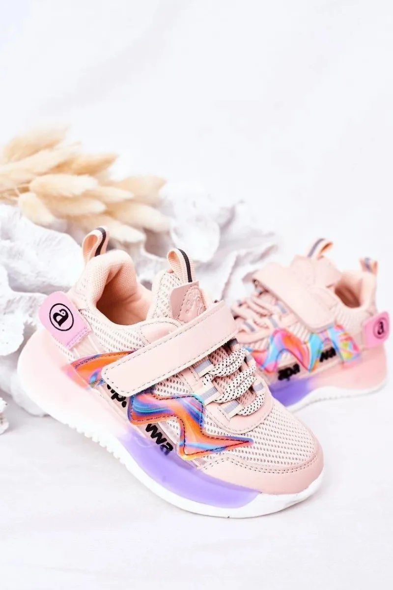 Dziewczęce>Boto Dziecięce Sportowe Buty Sneakersy Różowe Jump Jump