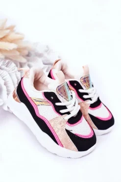 Dziewczęce>Boto Dziecięce Sportowe Buty Sneakersy Neonowy Róż Game Time