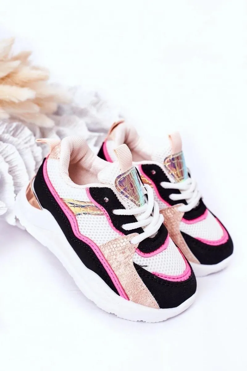 Dziewczęce>Boto Dziecięce Sportowe Buty Sneakersy Neonowy Róż Game Time