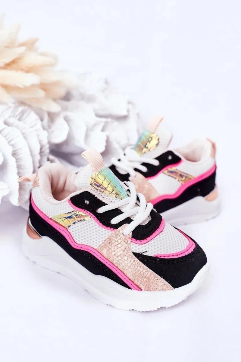 Dziewczęce>Boto Dziecięce Sportowe Buty Sneakersy Neonowy Róż Game Time