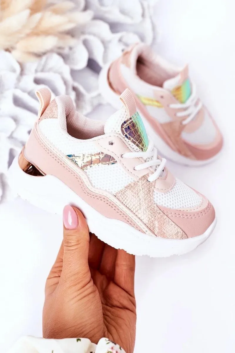 Dziewczęce|Back To School>Boto Dziecięce Sportowe Buty Sneakersy Różowe Game Time