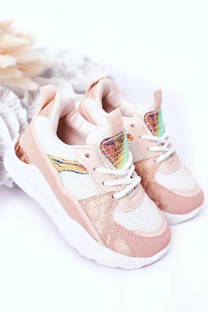 Dziewczęce|Back To School>Boto Dziecięce Sportowe Buty Sneakersy Różowe Game Time
