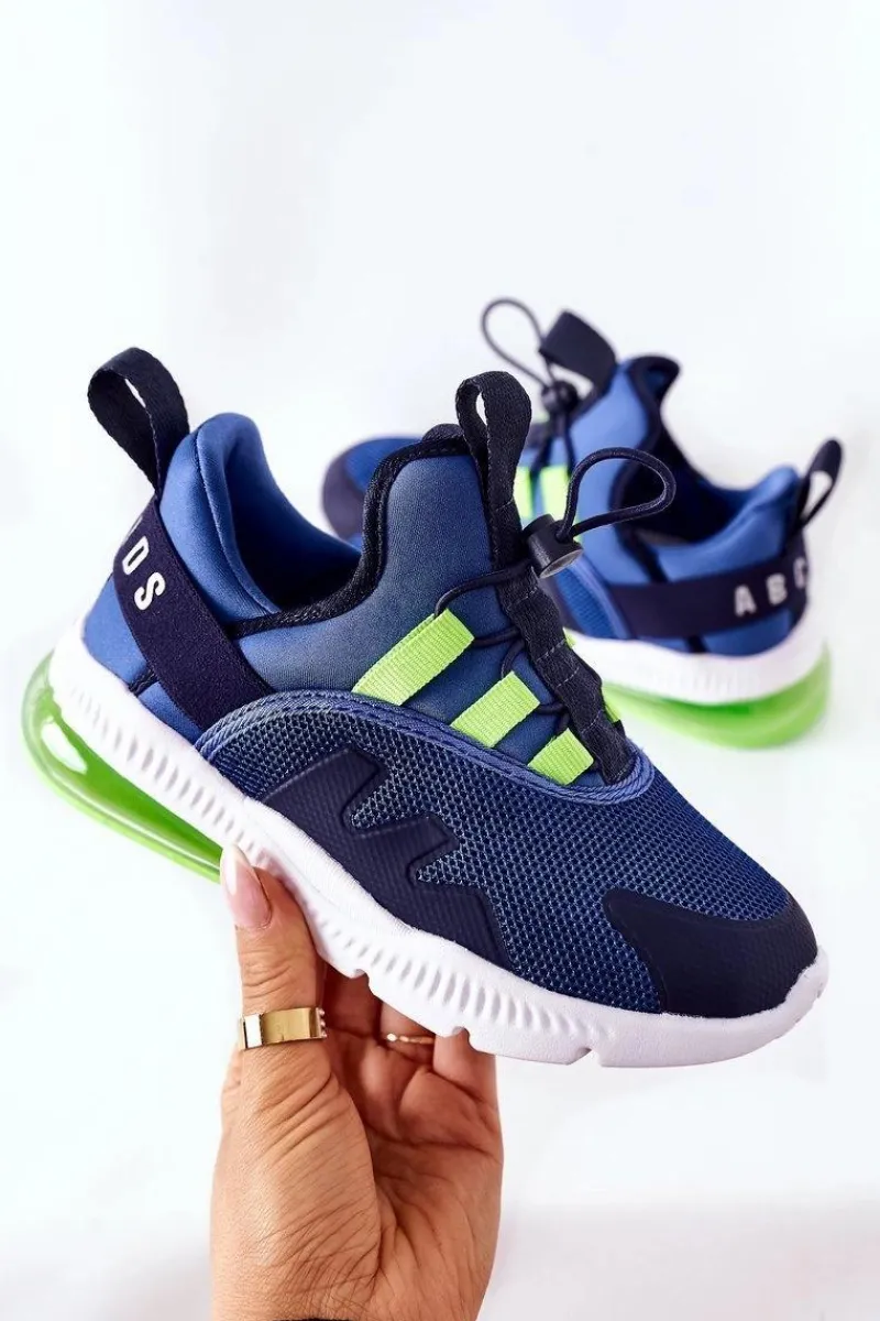 Online Boto Dziecięce Sportowe Buty Sneakersy ABCKIDS Niebieskie