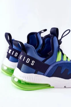 Online Boto Dziecięce Sportowe Buty Sneakersy ABCKIDS Niebieskie