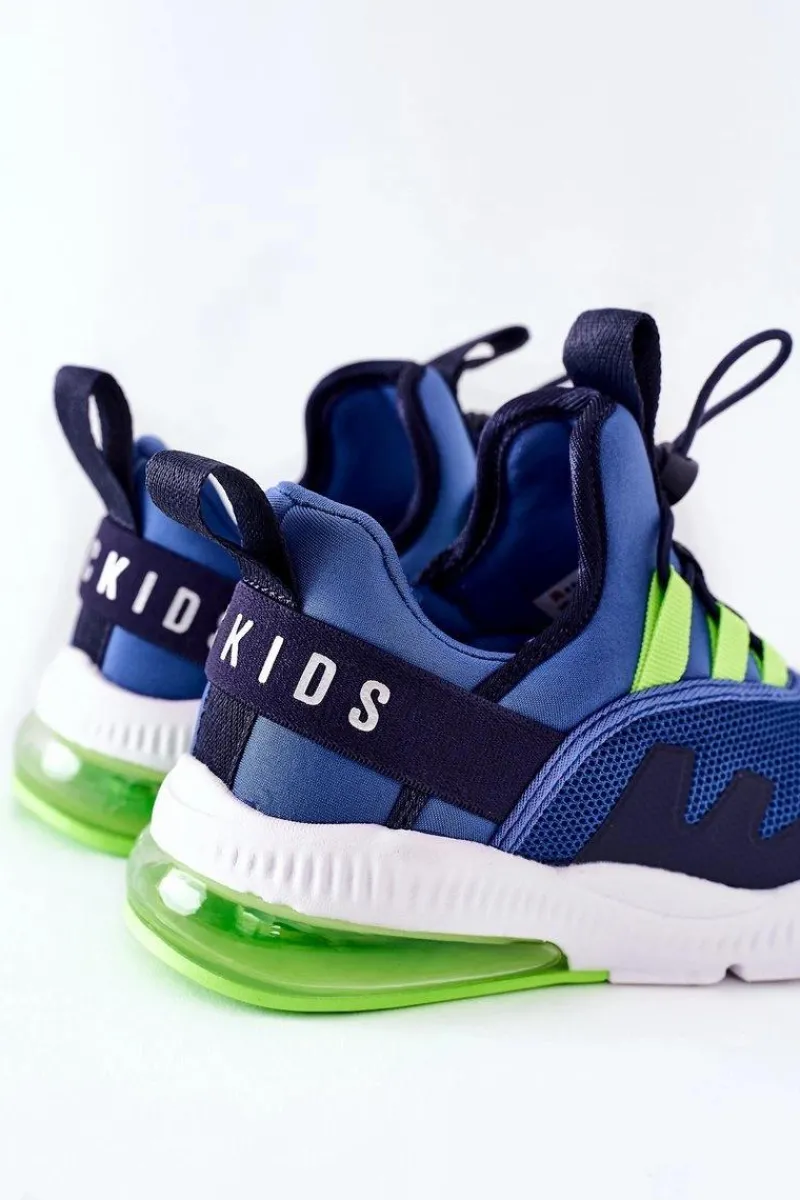 Online Boto Dziecięce Sportowe Buty Sneakersy ABCKIDS Niebieskie