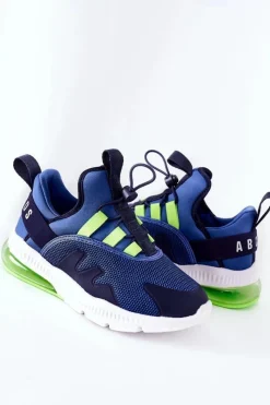 Online Boto Dziecięce Sportowe Buty Sneakersy ABCKIDS Niebieskie