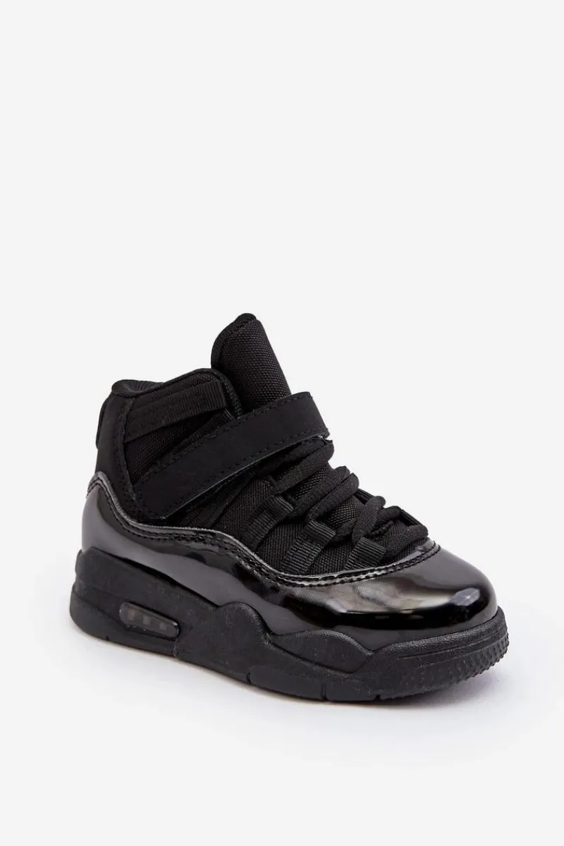 Sale Dziecięce Sportowe Buty Sznurowane Czarne Darina Dzieci Chłopięce|Back To School