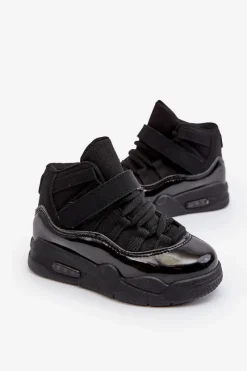 Sale Dziecięce Sportowe Buty Sznurowane Czarne Darina Dzieci Chłopięce|Back To School