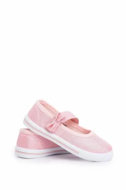 Hot Evento Dziecięce Tenisówki Balerinki Różowe Bianka