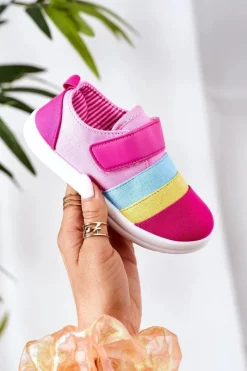 Sale Boto Dziecięce Tenisówki Na Rzep Fuksja Marta