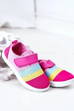 Sale Boto Dziecięce Tenisówki Na Rzep Fuksja Marta